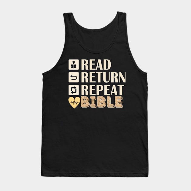 Bible lover Design Tank Top by Kikapu creations